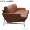 FRITZ HANSEN フリッツ・ハンセン LISSONI SOFA リッソーニソファ PL112 2人掛けソファ W198cm エッセンシャルレザー カラー：5色 マットポリッシュ仕上げスチールベース デザイン：ピエロ・リッソーニ 