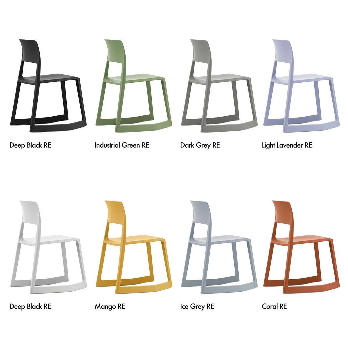 Vitra ヴィトラ Tip Ton RE ティプトンリ スタッキングチェア アウトドア カラー：8色 デザイン：バーバー・オズガビー