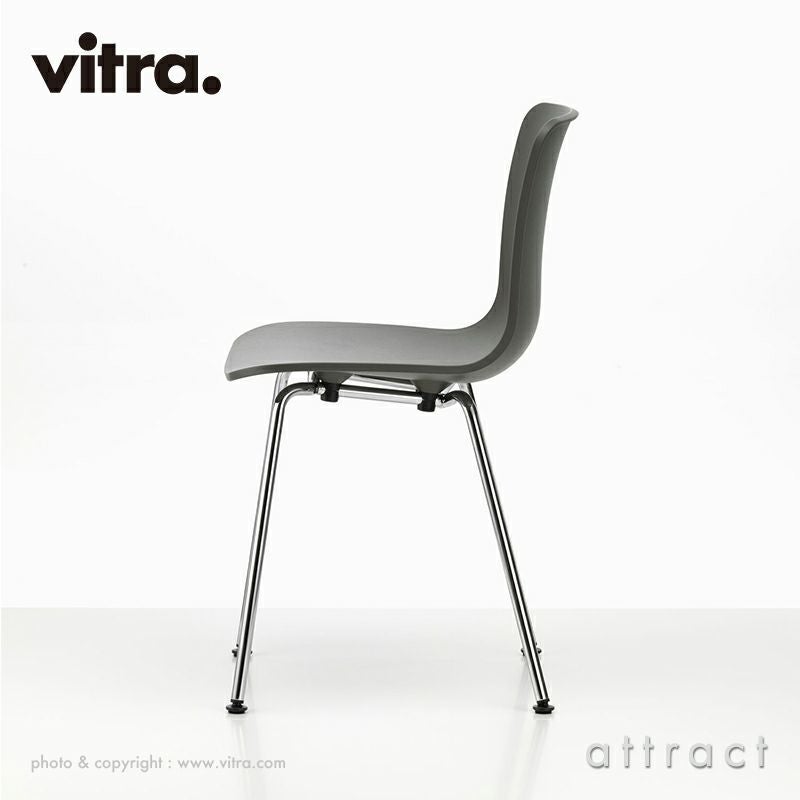 Vitra ヴィトラ HAL ハル RE Tube チューブ スチールベース 4本脚 クローム仕上げ カラー：8色 デザイン：ジャスパー・モリソン