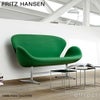 FRITZ HANSEN フリッツ・ハンセン SWAN SOFA スワンソファ 3321 2人掛けソファ W144cm グレースレザー カラー：3色 シェーカーベース デザイン：アルネ・ヤコブセン 