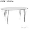 FRITZ HANSEN フリッツ・ハンセン SUPERELLIPSE スーパー楕円テーブル B612 ダイニングテーブル 100×150cm ラミネート天板 カラー：6色 スパンレッグカラー：7色 デザイン：ピート・ハイン、ブルーノ・マットソン 