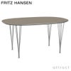 FRITZ HANSEN フリッツ・ハンセン SUPERELLIPSE スーパー楕円テーブル B612 ダイニングテーブル 100×150cm ラミネート天板 カラー：6色 スパンレッグカラー：7色 デザイン：ピート・ハイン、ブルーノ・マットソン 