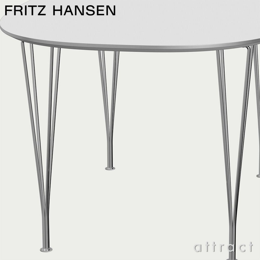 FRITZ HANSEN フリッツ・ハンセン SUPERELLIPSE スーパー楕円テーブル B612 ダイニングテーブル 100×150cm ラミネート天板 カラー：6色 スパンレッグカラー：7色 デザイン：ピート・ハイン、ブルーノ・マットソン 