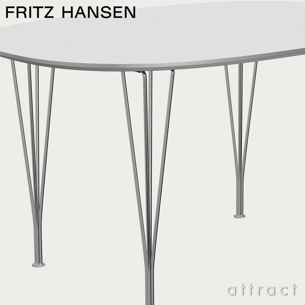 FRITZ HANSEN フリッツ・ハンセン SUPERELLIPSE スーパー楕円テーブル B611 ダイニングテーブル 90×135cm ラミネート天板 カラー：6色 スパンレッグカラー：7色 デザイン：ピート・ハイン、ブルーノ・マットソン