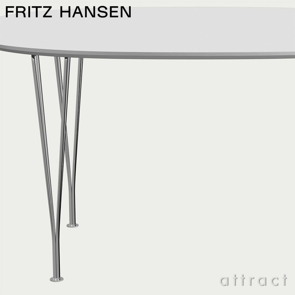 FRITZ HANSEN フリッツ・ハンセン SUPERELLIPSE スーパー楕円テーブル B611 ダイニングテーブル 90×135cm ラミネート天板 カラー：6色 スパンレッグカラー：7色 デザイン：ピート・ハイン、ブルーノ・マットソン