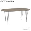 FRITZ HANSEN フリッツ・ハンセン SUPERELLIPSE スーパー楕円テーブル B616 ダイニングテーブル 100×170cm ラミネート天板 カラー：6色 スパンレッグカラー：7色 デザイン：ピート・ハイン、ブルーノ・マットソン