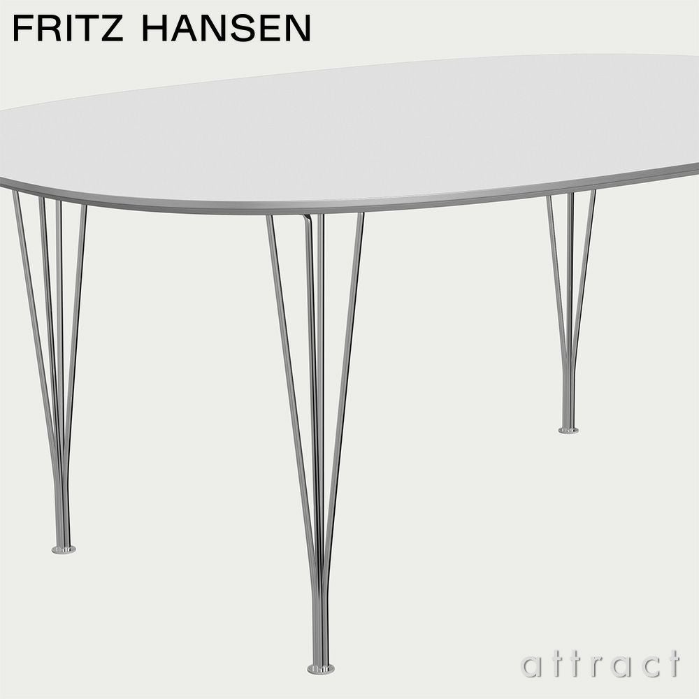 FRITZ HANSEN フリッツ・ハンセン SUPERELLIPSE スーパー楕円テーブル B613 ダイニングテーブル 120×180cm ラミネート天板 カラー：6色 スパンレッグカラー：7色 デザイン：ピート・ハイン、ブルーノ・マットソン