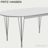FRITZ HANSEN フリッツ・ハンセン SUPERELLIPSE スーパー楕円テーブル B620 ダイニングテーブル 延長式 100×170-270cm ラミネート天板 カラー：6色 スパンレッグカラー：7色 デザイン：ピート・ハイン、ブルーノ・マットソン