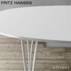 FRITZ HANSEN フリッツ・ハンセン SUPERELLIPSE スーパー楕円テーブル B620 ダイニングテーブル 延長式 100×170-270cm ラミネート天板 カラー：6色 スパンレッグカラー：7色 デザイン：ピート・ハイン、ブルーノ・マットソン