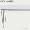  FRITZ HANSEN フリッツ・ハンセン SUPERELLIPSE スーパー楕円テーブル B619 ダイニングテーブル 延長式 120×180-300cm ラミネート天板 カラー：6色 スパンレッグカラー：7色 デザイン：ピート・ハイン、ブルーノ・マットソン 