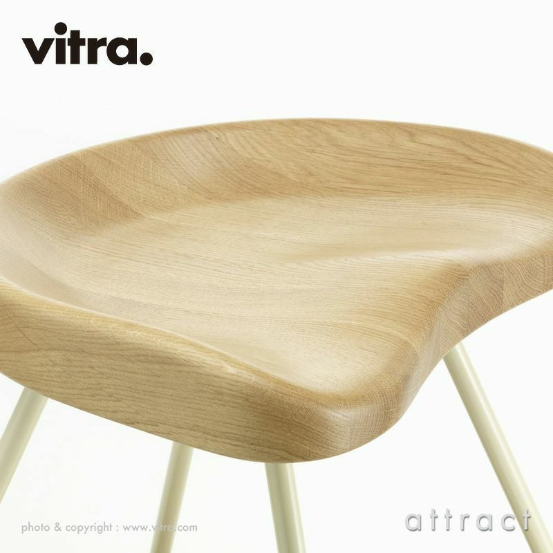 Vitra ヴィトラ Tabouret N° 307 タブレ 307 スツール チェア カラー：2色 デザイン：ジャン・プルーヴェ
