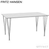 FRITZ HANSEN フリッツ・ハンセン RECTANGULAR 長方形テーブル B637 ダイニングテーブル 80×140cm ラミネート天板 カラー：6色 スパンレッグカラー：5色 デザイン：ピート・ハイン、ブルーノ・マットソン、アルネ・ヤコブセン