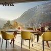 Vitra ヴィトラ Softshell Chair ソフトシェル チェア 4レッグ ベースカラー：ベーシックダーク ファブリック：F30（Plano） デザイン：ロナン & エルワン・ブルレック