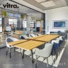 Vitra ヴィトラ Softshell Chair ソフトシェル チェア 4レッグ ベースカラー：ベーシックダーク ファブリック：F30（Plano） デザイン：ロナン & エルワン・ブルレック