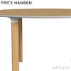  FRITZ HANSEN フリッツ・ハンセン ANALOG アナログテーブル JH43 ダイニングテーブル 105×130cm 無垢材ベース カラー：4色 デザイン：ハイメ・アジョン 