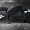 FRITZ HANSEN フリッツ・ハンセン JOIN ジョインテーブル FH61 コーヒーテーブル 楕円形 50×130cm 無垢材 カラー：2色