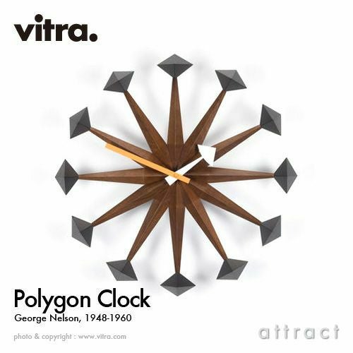 ⭐︎ジョージ・ネルソン　ポリゴンクロック⭐︎ Vitra ヴィトラ Polygon Clock ポリゴンクロック Wall Clock ウォール