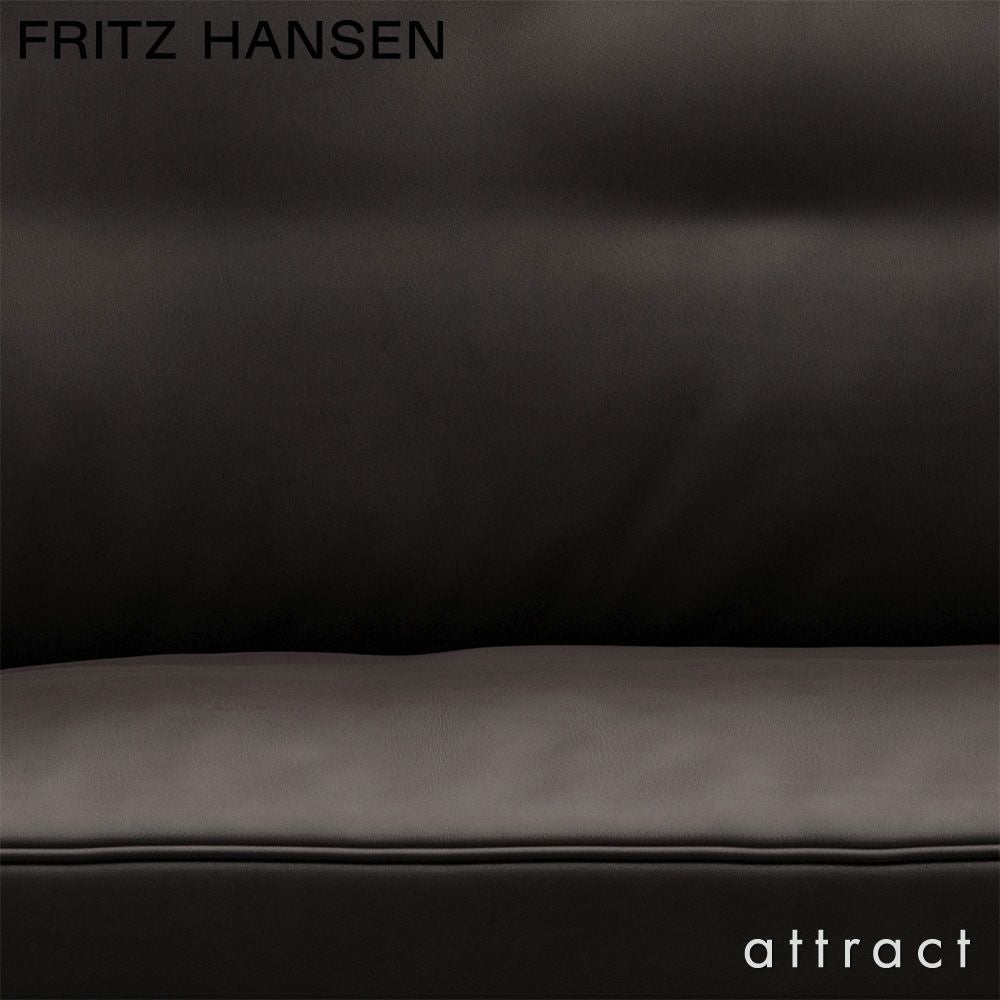FRITZ HANSEN フリッツ・ハンセン PK31 ラウンジチェア グレースレザー カラー：3色 マットクロームスプリングスチールベース デザイン：ポール・ケアホルム