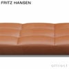 FRITZ HANSEN フリッツ・ハンセン PK80 デイベッド W190cm グレースレザー カラー：3色 サテン仕上げステンレススチールベース デザイン：ポール・ケアホルム 