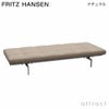 FRITZ HANSEN フリッツ・ハンセン PK80 デイベッド W190cm Canvas キャンバス ファブリック カラー：ナチュラル サテン仕上げステンレススチールベース デザイン：ポール・ケアホルム 