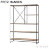 FRITZ HANSEN フリッツ・ハンセン PLANNER SHELVING プランナーシェルフ MC520 ラージ 5段 ナチュラルウッド カラー：オーク デザイン：ポール・マッコブ