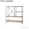 FRITZ HANSEN フリッツ・ハンセン PLANNER SHELVING プランナーシェルフ MC510 ミディアム 4段 ナチュラルウッド カラー：オーク デザイン：ポール・マッコブ 