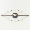 Vitra ヴィトラ Eye Clock アイクロック Wall Clock ウォールクロック カラー：ウォルナット×ブラス デザイン：ジョージ・ネルソン