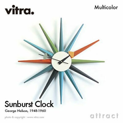 Vitra ヴィトラ Sunburst Clock サンバーストクロック Wall Clock 