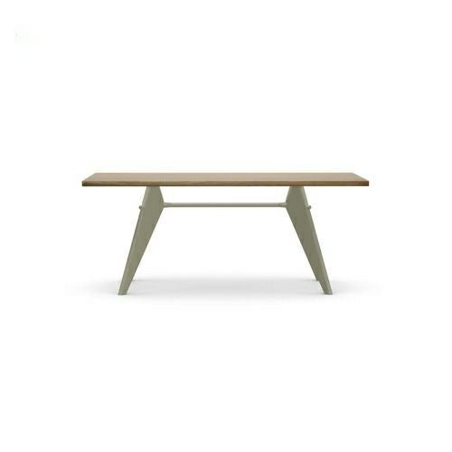 Vitra ヴィトラ EM Table EM テーブル ダイニングテーブル サイズ：4種類 天板：ウッド 5種類 ベースカラー：7色 デザイン：ジャン・プルーヴェ