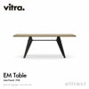 Vitra ヴィトラ EM Table EM テーブル ダイニングテーブル サイズ：4種類 天板：ウッド 5種類 ベースカラー：7色 デザイン：ジャン・プルーヴェ