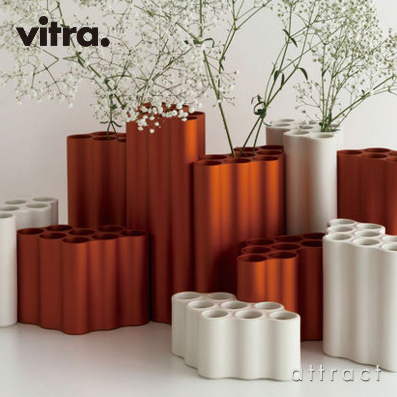 Vitra ヴィトラ Nuage Ceramic ヌアージュ セラミック ミディアムサイズ フラワーベース カラー：ホワイト デザイン：ロナン＆エルワン・ブルレック