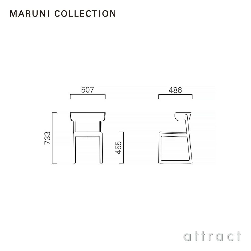 maruni マルニ木工 MARUNI COLLECTION マルニコレクション EN エン チェア 張座 デザイナーズセレクション：7種類 メープル（C-0 ナチュラルクリア） デザイン：セシリエ・マンツ