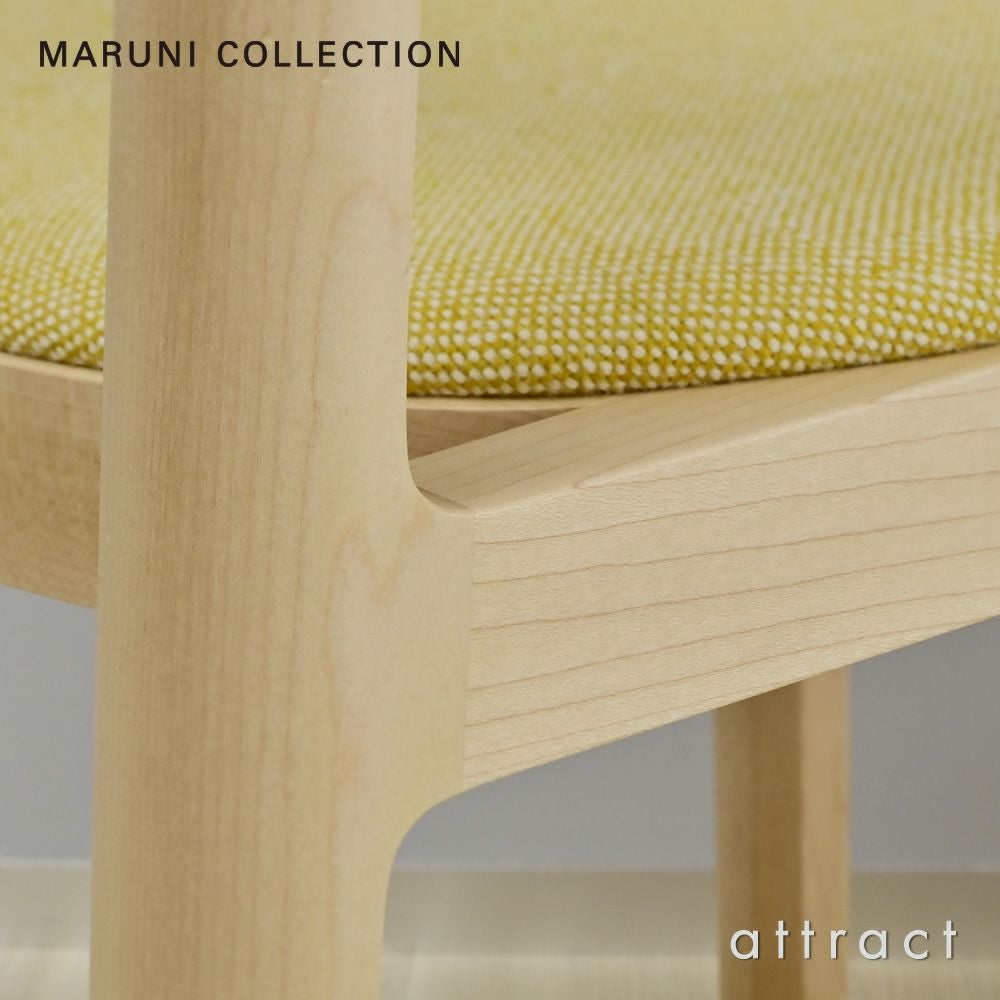 maruni マルニ木工 MARUNI COLLECTION マルニコレクション EN エン チェア 張座 デザイナーズセレクション：7種類 メープル（C-0 ナチュラルクリア） デザイン：セシリエ・マンツ