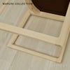 maruni マルニ木工 MARUNI COLLECTION マルニコレクション EN エン チェア 張座 デザイナーズセレクション：7種類 メープル（C-0 ナチュラルクリア） デザイン：セシリエ・マンツ
