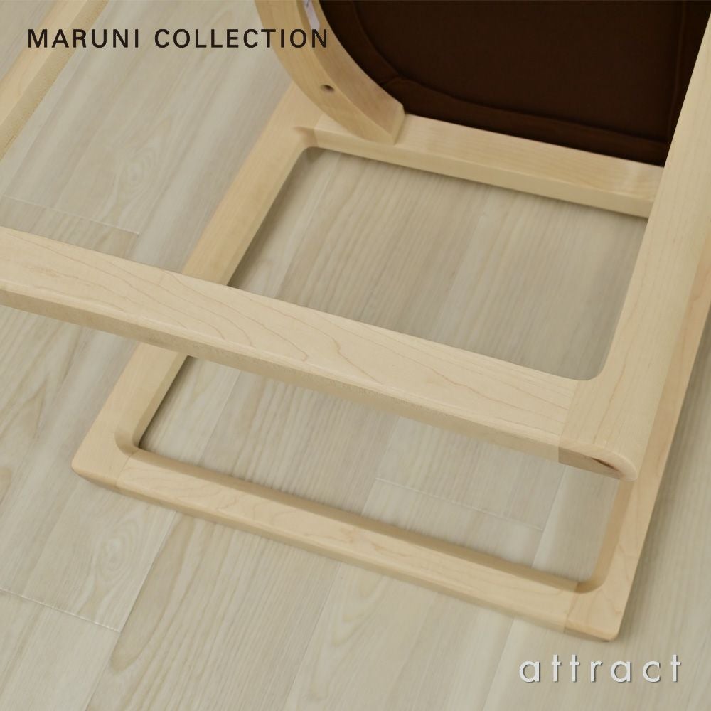 maruni マルニ木工 MARUNI COLLECTION マルニコレクション EN エン チェア 張座 デザイナーズセレクション：7種類 メープル（C-0 ナチュラルクリア） デザイン：セシリエ・マンツ