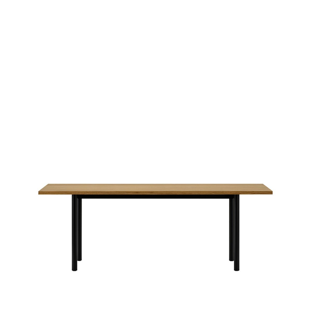 Maruni マルニ木工 MARUNI COLLECTION マルニコレクション MALTA マルタ ダイニングテーブル スチールレッグ 天板：オーク（NL-0 ナチュラルホワイト） デザイン：深澤 直人