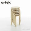 Artek アルテック STOOL E60 スツール E60 4本脚 バーチ材 スタンダードカラー：6色 スタッキング可能 デザイン：アルヴァ・アアルト