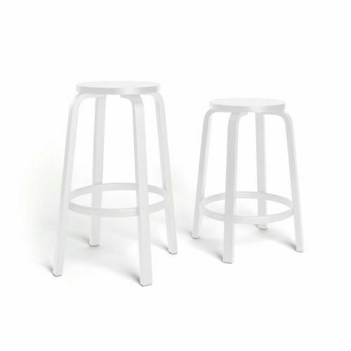 Artek アルテック 64 HIGH STOOL 64 ハイスツール 高さ：2タイプ（65cm・75cm） バーチ材 カラー：５色 デザイン：アルヴァ・アアルト