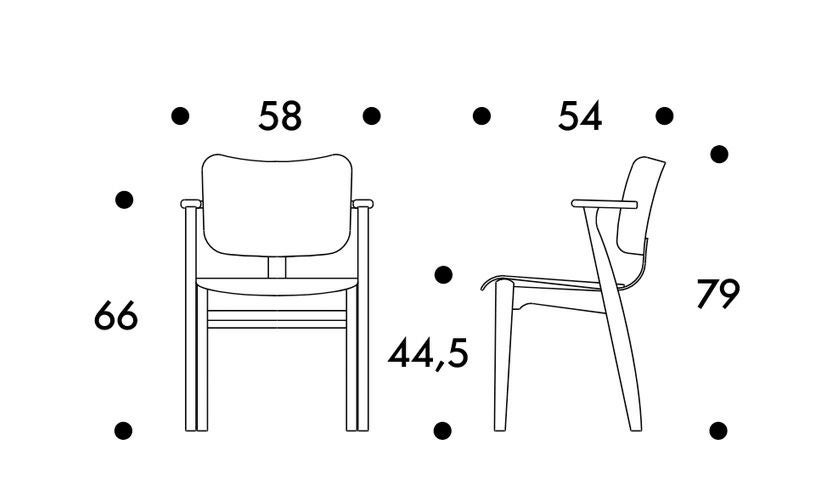 Artek アルテック DOMUS CHAIR ドムスチェア スタッキング対応 デザイン：イルマリ・タピオヴァーラ