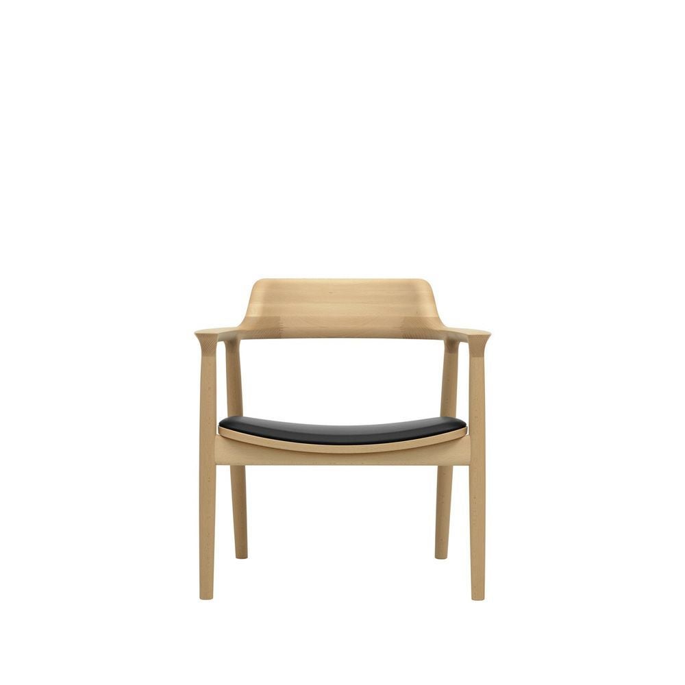 Maruni マルニ木工 MARUNI COLLECTION マルニコレクション HIROSHIMA ヒロシマ ラウンジチェア ビーチ 張座：レザー（L-01） デザイン：深澤 直人