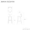 Maruni マルニ木工 MARUNI COLLECTION マルニコレクション T&O ティーアンドオー T3 バースツール High メープル（C-0 ナチュラルクリア） スチールカラー：4色 デザイン：ジャスパー・モリソン