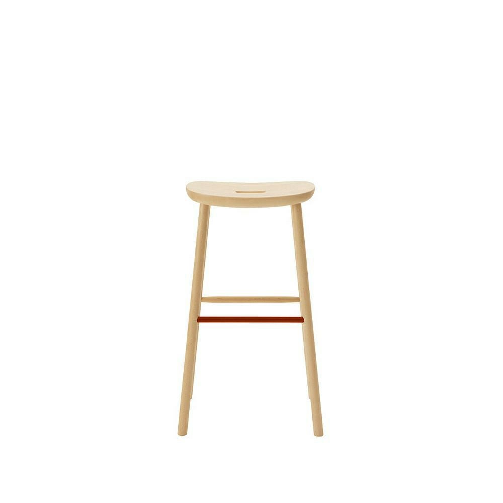 Maruni マルニ木工 MARUNI COLLECTION マルニコレクション T&O ティーアンドオー O3 スツール High メープル（C-0 ナチュラルクリア） スチールカラー：4色 デザイン：ジャスパー・モリソン