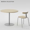 Maruni マルニ木工 MARUNI COLLECTION マルニコレクション T&O ティーアンドオー T1 チェア スタッキング メープル（C-0 ナチュラルクリア） スチールカラー：4色 デザイン：ジャスパー・モリソン