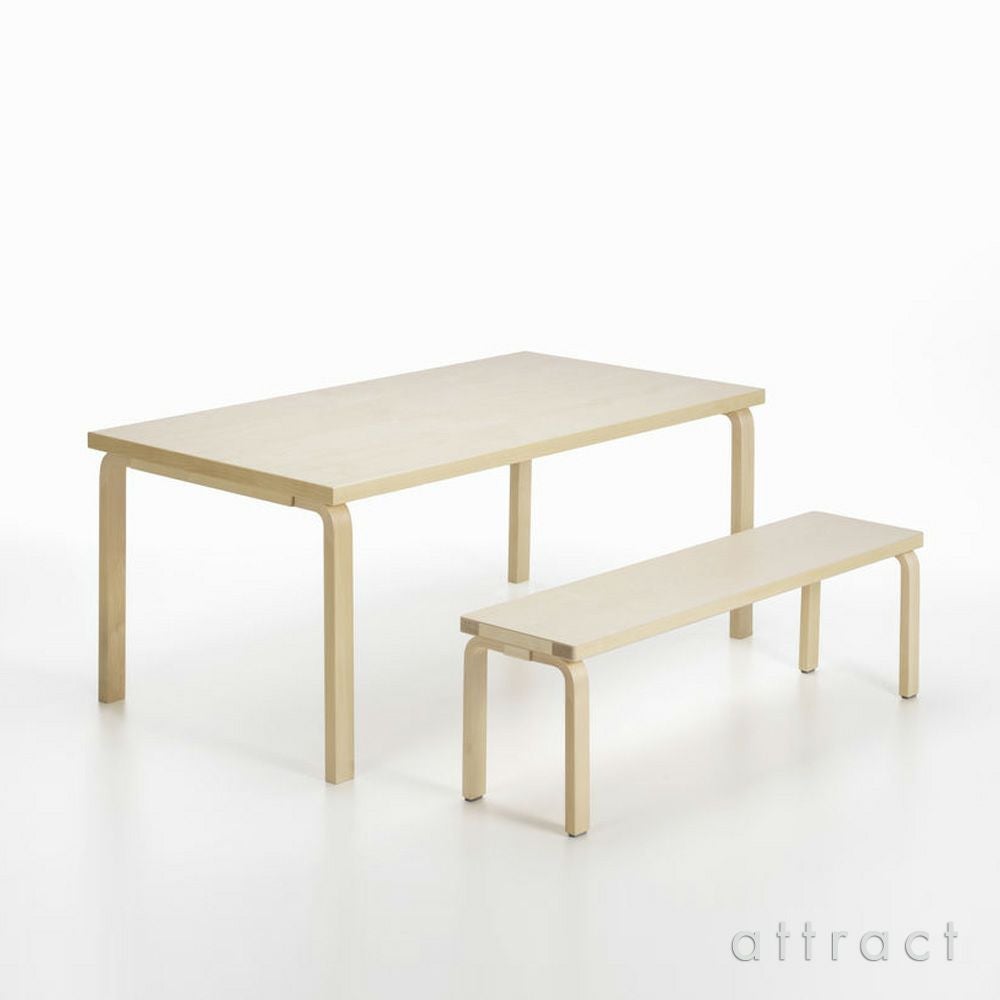 Artek アルテック BENCH 153B ベンチ 153B スリットトップ サイズ：72.5×40cm バーチ材 カラー：3色 デザイン：アルヴァ・アアルト