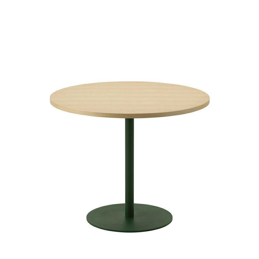 Maruni マルニ木工 MARUNI COLLECTION マルニコレクション T&O ティーアンドオー ラウンドテーブル 90 オーク 突板仕上げ（C-0 ナチュラルクリア） スチールカラー：4色 デザイン：ジャスパー・モリソン