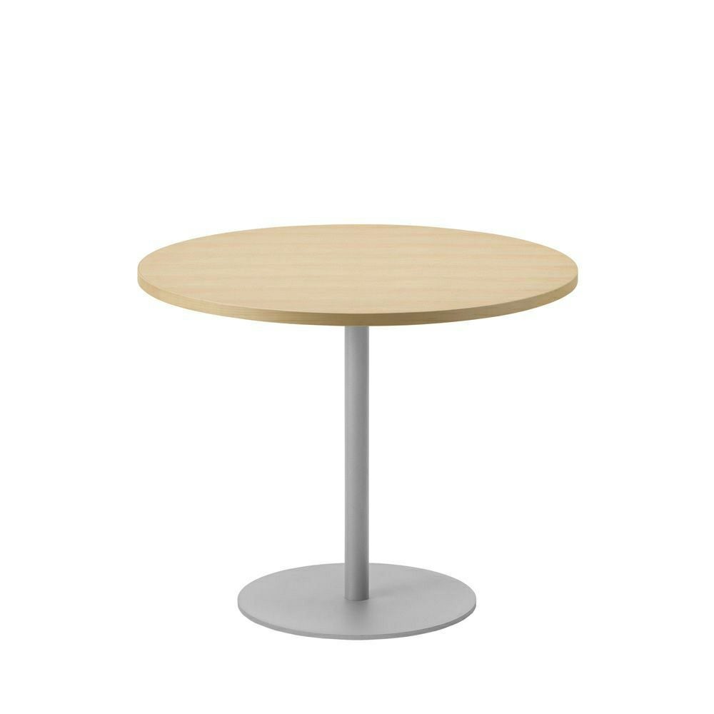 Maruni マルニ木工 MARUNI COLLECTION マルニコレクション T&O ティーアンドオー ラウンドテーブル 90 オーク 突板仕上げ（C-0 ナチュラルクリア） スチールカラー：4色 デザイン：ジャスパー・モリソン