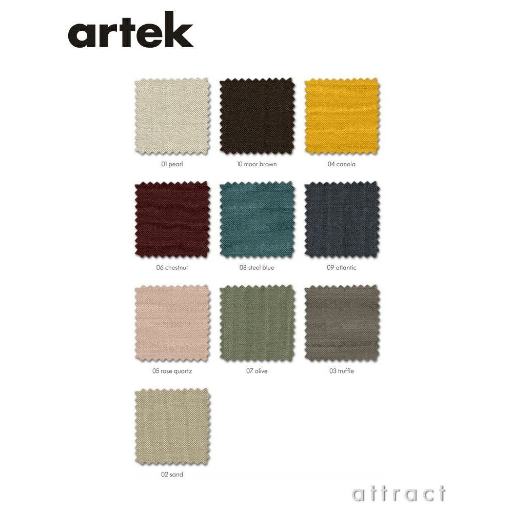 Artek アルテック KIKI SOFA キキ ソファ 3シーター 3P W173cm ファブリック：F80 （Linho / リンホ） by Vitra スチール パウダーコート デザイン：イルマリ・タピオヴァーラ