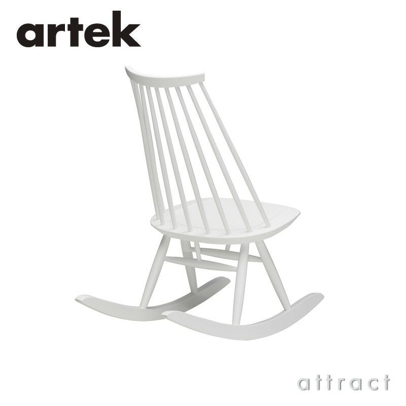 Artek アルテック Mademoiselle Rocking Chair マドモアゼル ロッキングチェア バーチ ラッカー塗装：2色 板座 デザイン：イルマリ・タピオヴァーラ