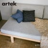 Artek アルテック DAY BED 710 デイベッド 710 フレーム ＋ マットレス ＋ バッククッション カバー フルセット ファブリック：F80 （Linho / リンホ） by Vitra バーチ ナチュラルラッカー デザイン：アルヴァ・アアルト
