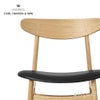 Carl Hansen & Son カール・ハンセン＆サン CH30 アームレスチェア オーク （オイルフィニッシュ） 張座：レザー Thor